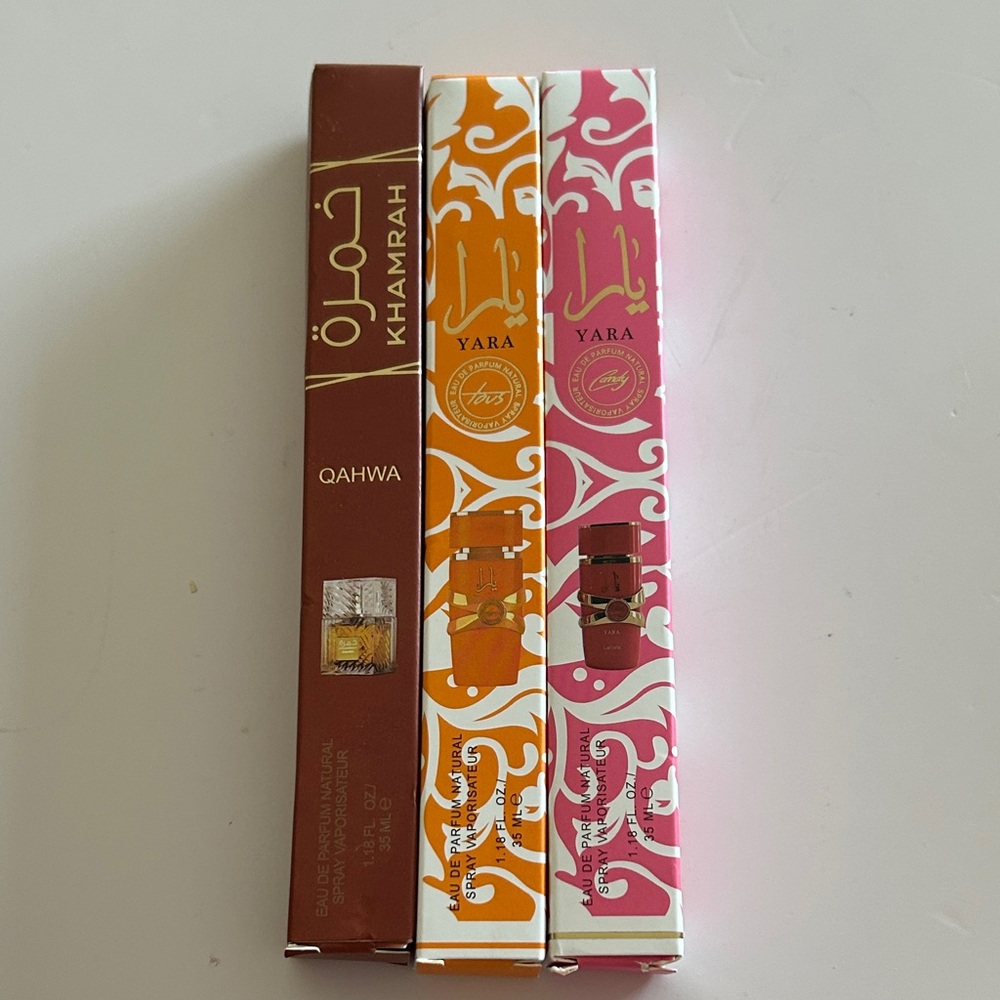 LOT OF 3 Yara Eau De Parfum Spray (travel sizes) | BRAND NEW